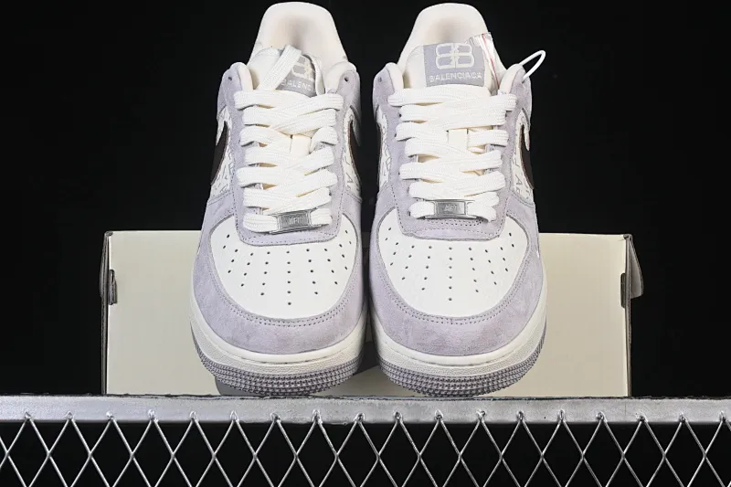 All categories Nk Air Force 1 Air Force series Nk Air Force 1 Low Air Force low-top Nike Air Force 1'07 Low Balenciaga co-branded white brown Air Force 1 low-top casual sneakers YF9511-806